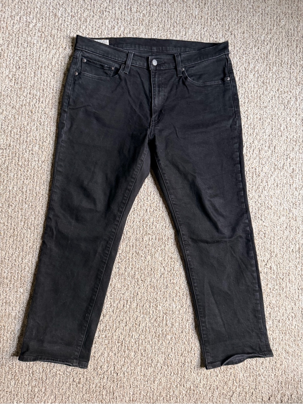 Levi’s Premium 541 Athletic Fit Black Wash Denim Jeans 35x30